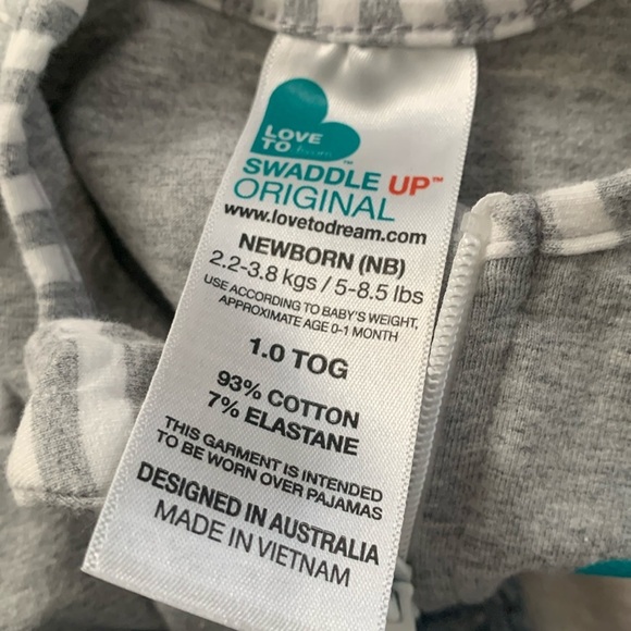 Love to Dream Baby Swaddle Original Swaddle Sack, Size NB 5-8.5 lbs cotton‎ - Picture 3 of 5